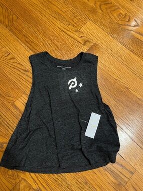 Spiritual Gangster Charcoal grey/black  Sleeveless Tank with White Logo size M